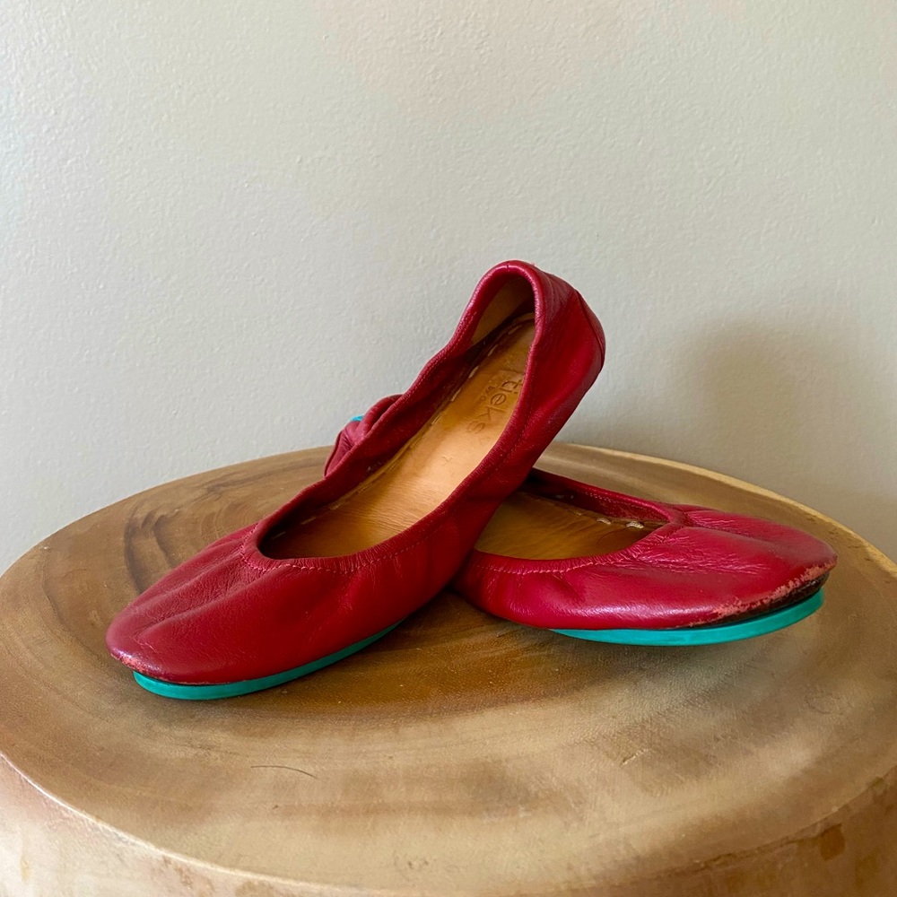 Tieks: Cardinal Red Flats